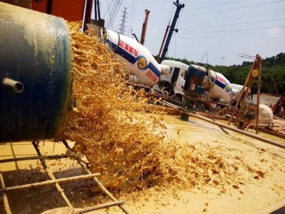 打樁造漿現場圖